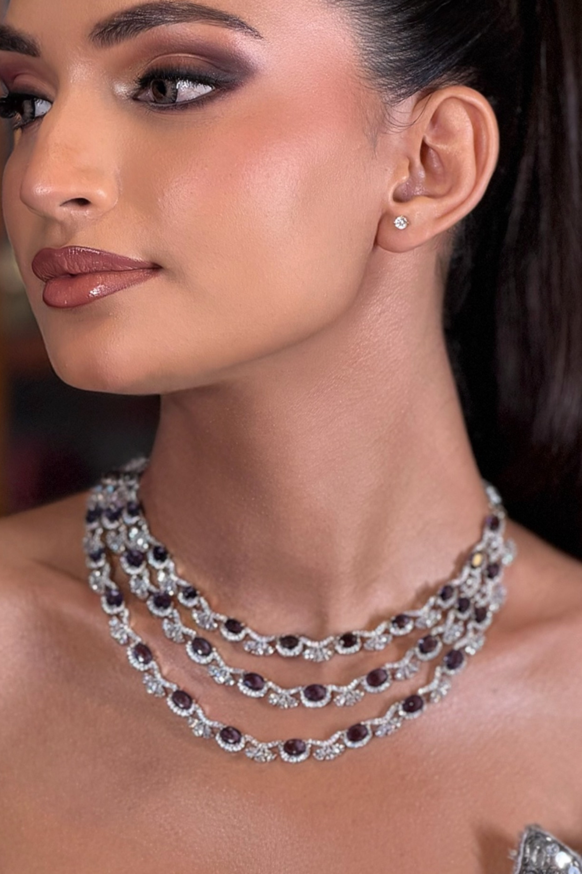 Royal Velvet Cascade Necklace