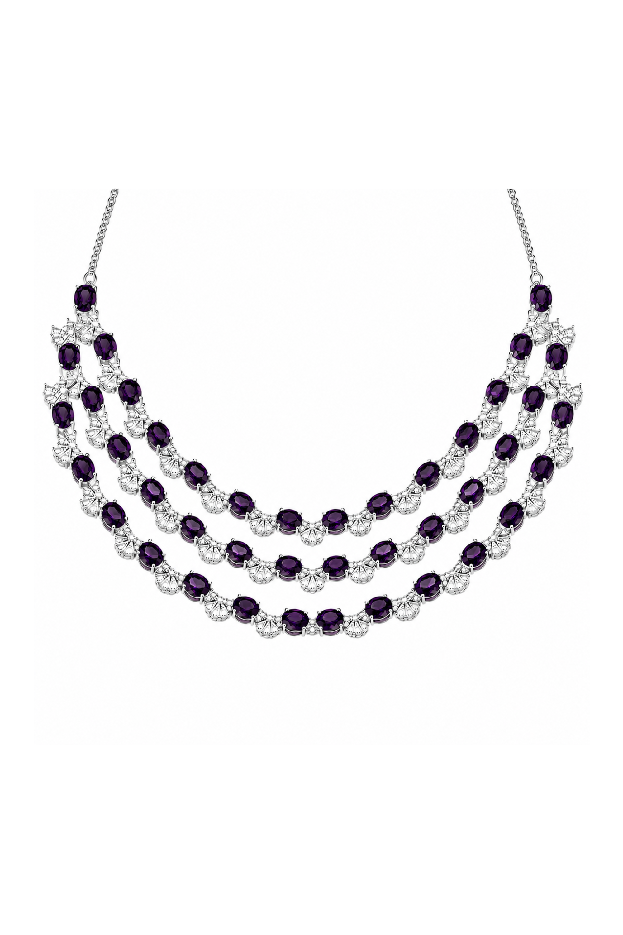 Royal Velvet Cascade Necklace