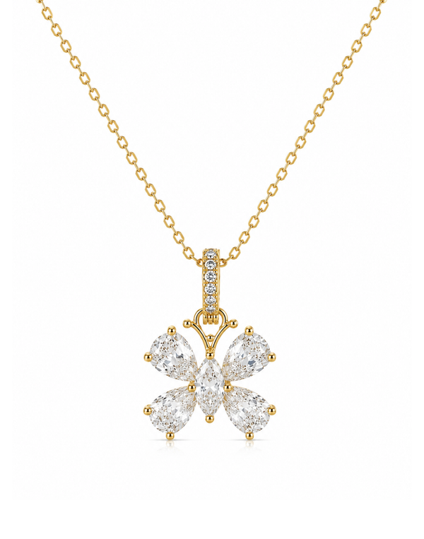 Starlight Wings Pendant with Chain