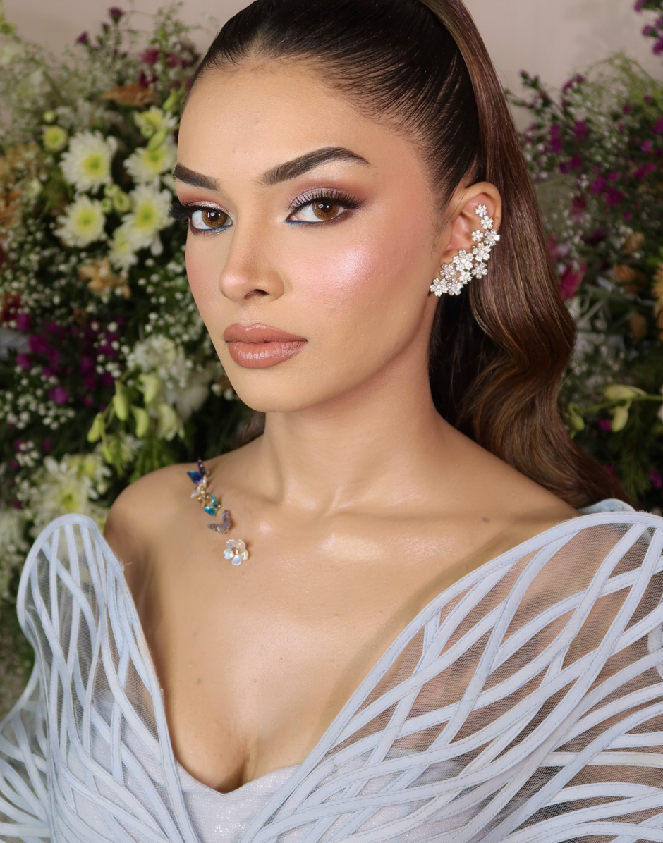 Fleurion Spark Arc Cuff Earrings