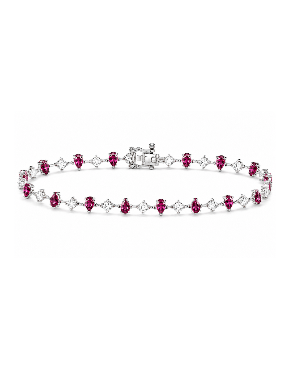 Petals of Light Tennis Bracelet