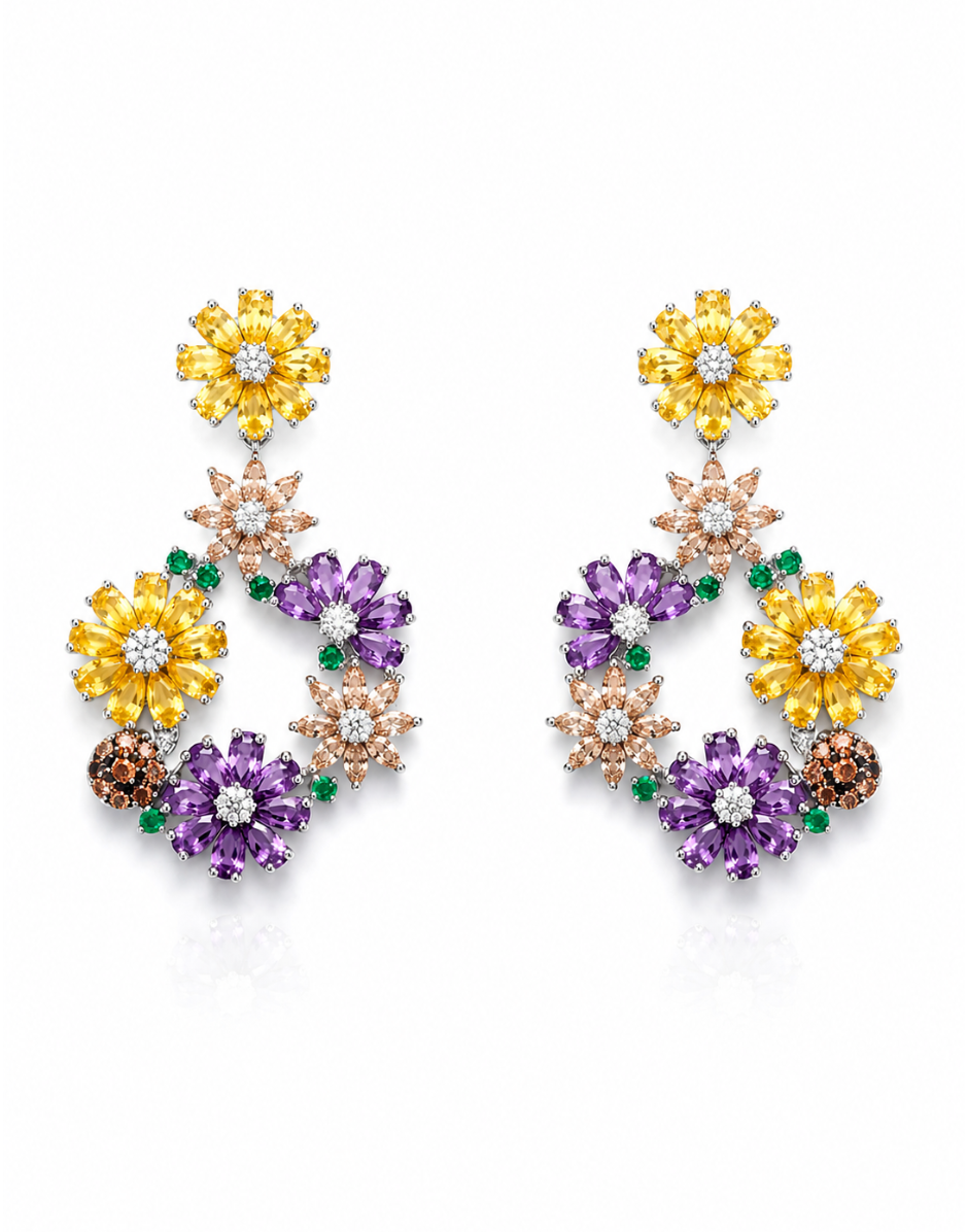 Florea Prism Bloom Earrings