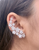 Fleurion Spark Arc Cuff Earrings
