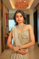 Roselle Drop Necklace & Earrings Set - Anoree