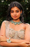 Zahra Verde Necklace & Earrings Set - Anoree