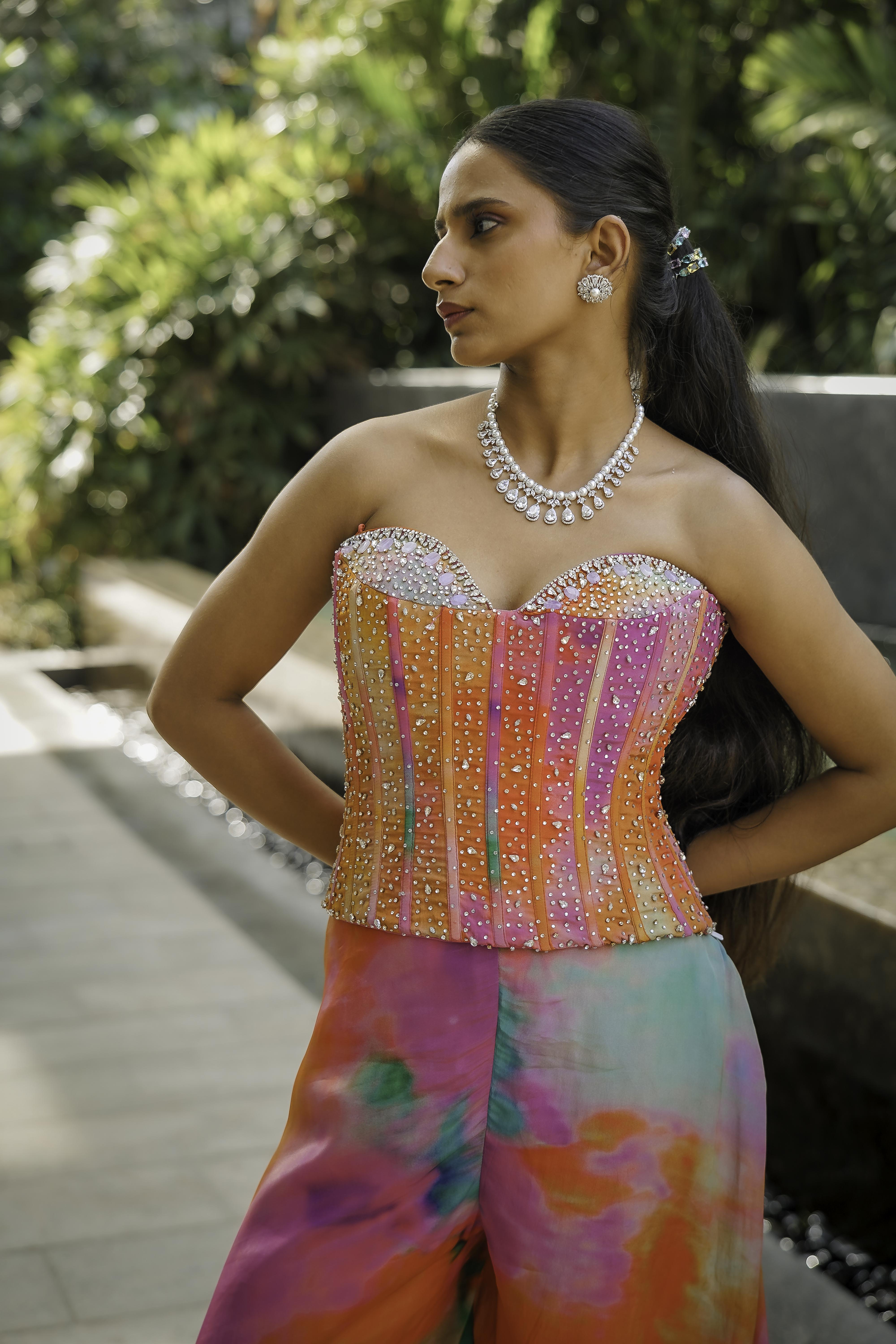 Noorika Pearl Necklace & Earrings Set - Anoree