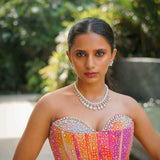 Noorika Pearl Necklace & Earrings Set - Anoree