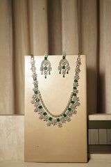Zarreen Necklace & Earrings Set - Anoree