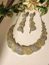 Gulzar Whirl Necklace & Earrings Set