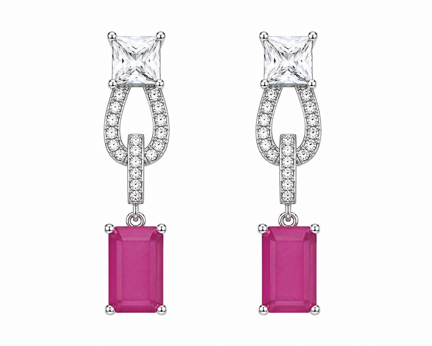 Aurelia Geometric Drop Earrings