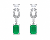 Aurelia Geometric Drop Earrings