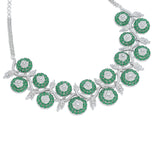 Zahra Verde Necklace & Earrings Set - Anoree