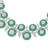 Zahra Verde Necklace & Earrings Set - Anoree