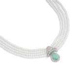 Empress Pearl Necklace & Earring Set