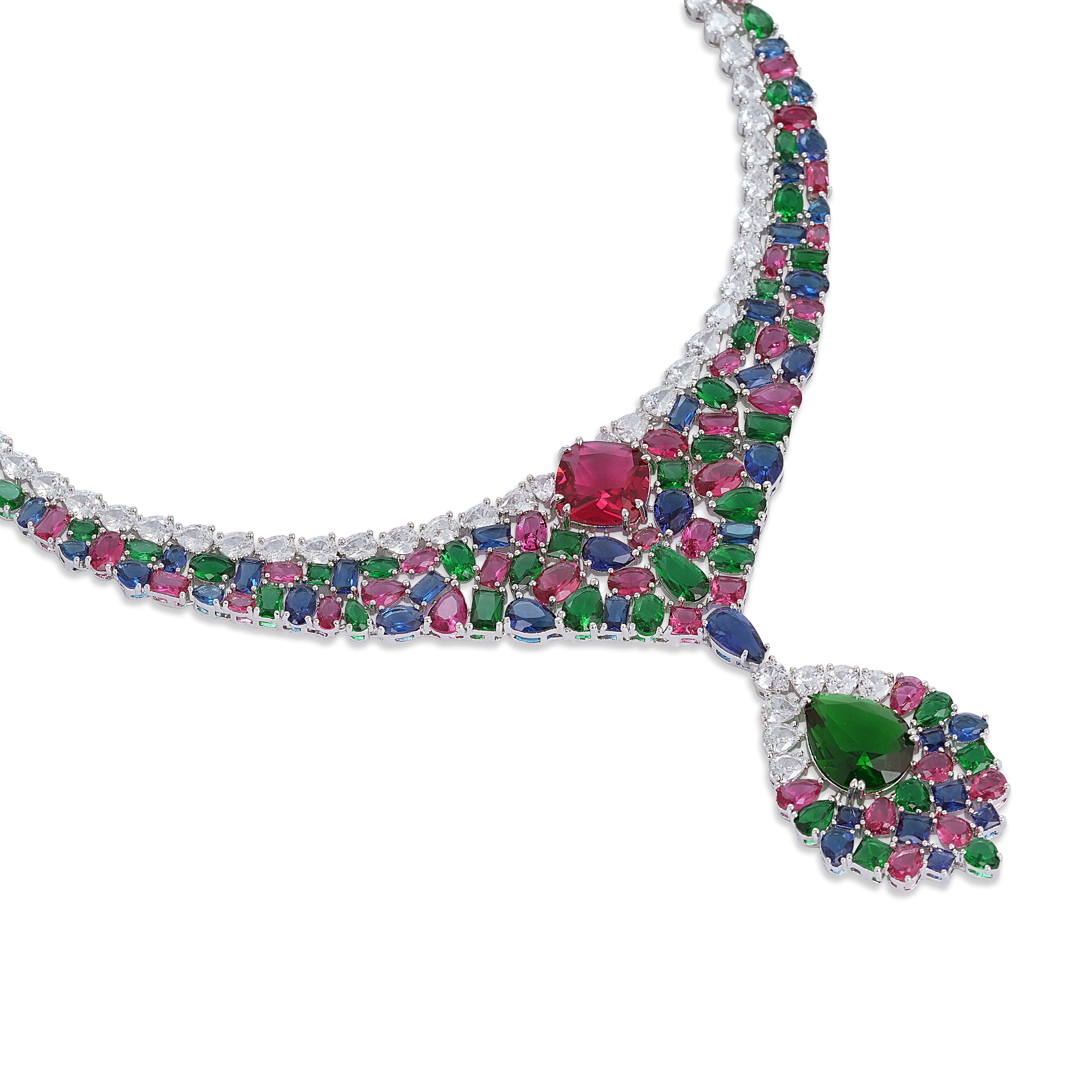 Aurora Necklace & Earrings Set - Anoree