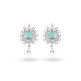 Frost Petal Drops Pendant & Earrings Set - Anoree