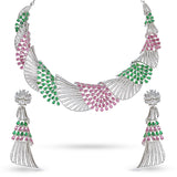 Gulzar Whirl Necklace & Earrings Set - Anoree