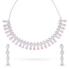 Starlit Blush Necklace & Earrings Set - Anoree