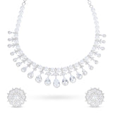 Noorika Pearl Necklace & Earrings Set - Anoree