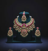 Jodhana Necklace Set and Earrings