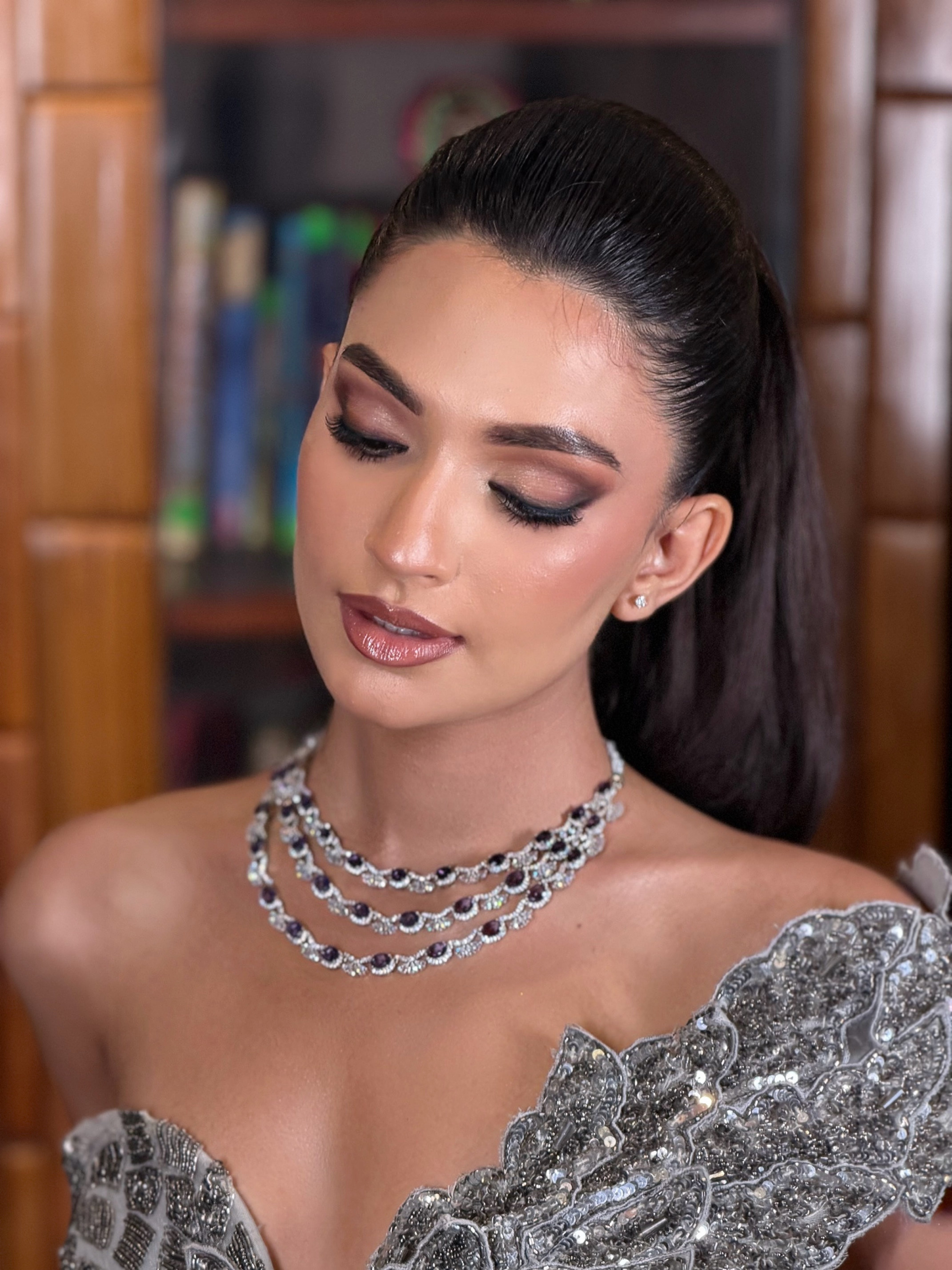 Royal Velvet Cascade Necklace