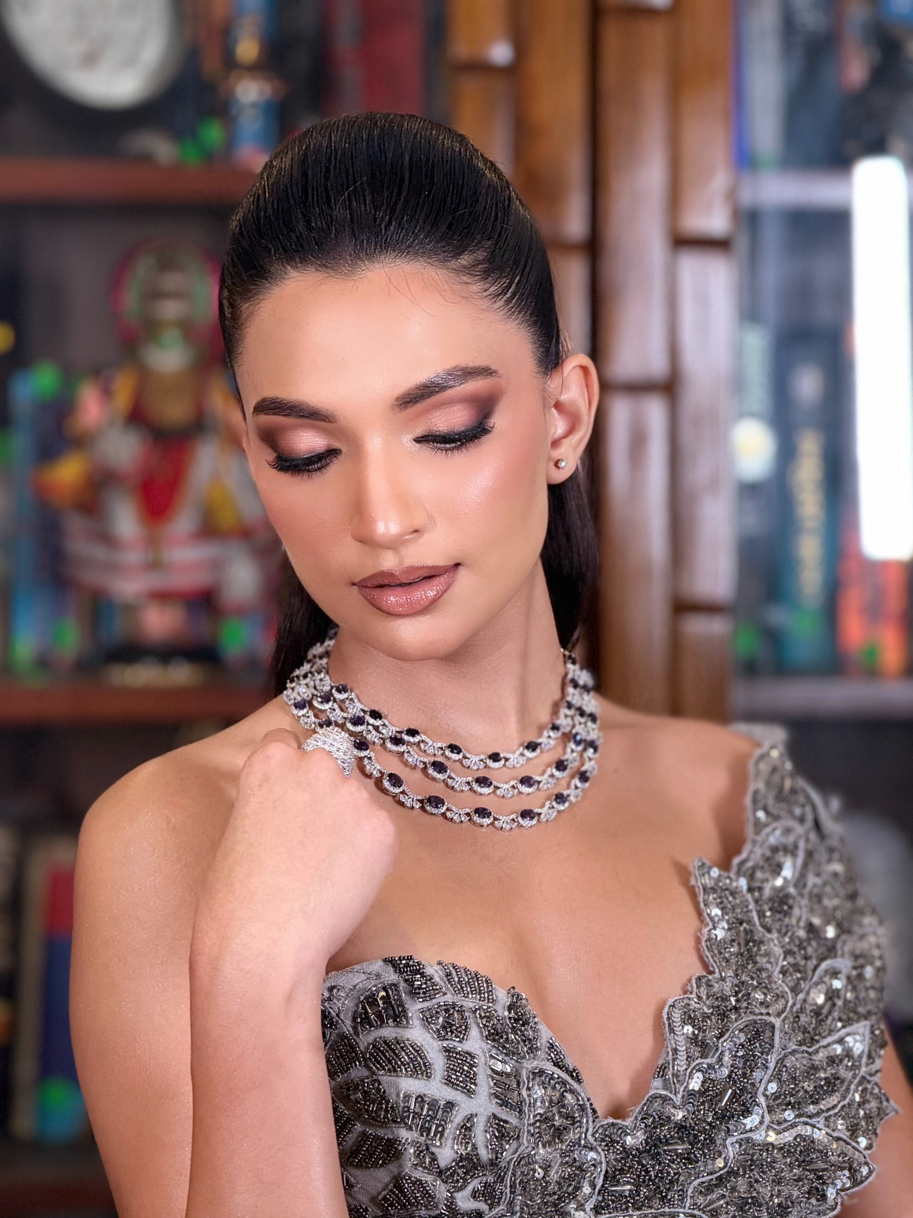 Royal Velvet Cascade Necklace