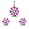 Blossom Beauty Flower Pendant Set