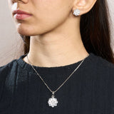 Blossom Beauty Flower Pendant Set