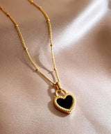 Elios heart necklace 18 KT Gold Plated Demi-Fine Necklace