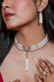 Moonlit Grace Pearl Choker & Earring Set