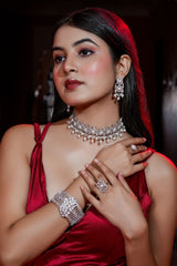 Illume Pearl Choker & Earring Set