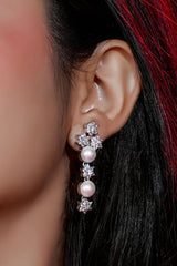 Starry Pearl Necklace & Earring Set