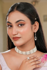 Tarangini Pearl Choker & Earring Set