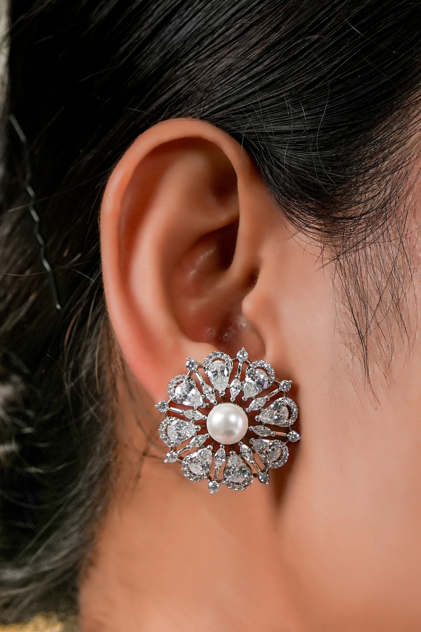 Pankhuri Pearl Choker & Earring Set