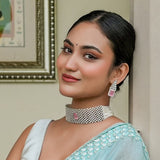 Blush Empress Pearl Choker & Earring Set