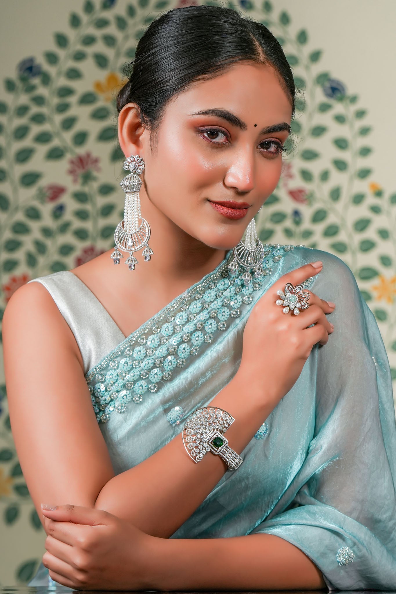 Chaand Jhumka Earrings