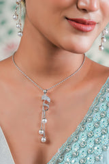 Chandrika Pearl Pendant & Earring Set