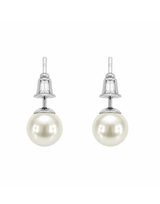 Ivory Glow Pearl Stud Earrings
