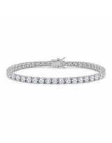 Silver Mist Tennis Bracelet (3 mm)