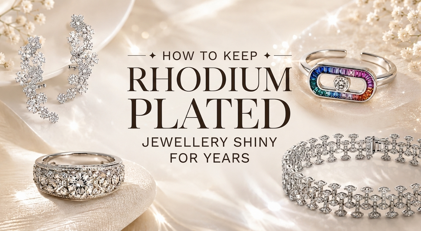 How to keep rhodium plated jewellery shiny for years
