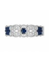 Midnight Sapphire Luxe Statement Bracelet