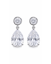 Snowflake Shine Drop Earrings