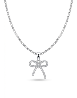 Twinkle Knot Bow Elegance Pendant
