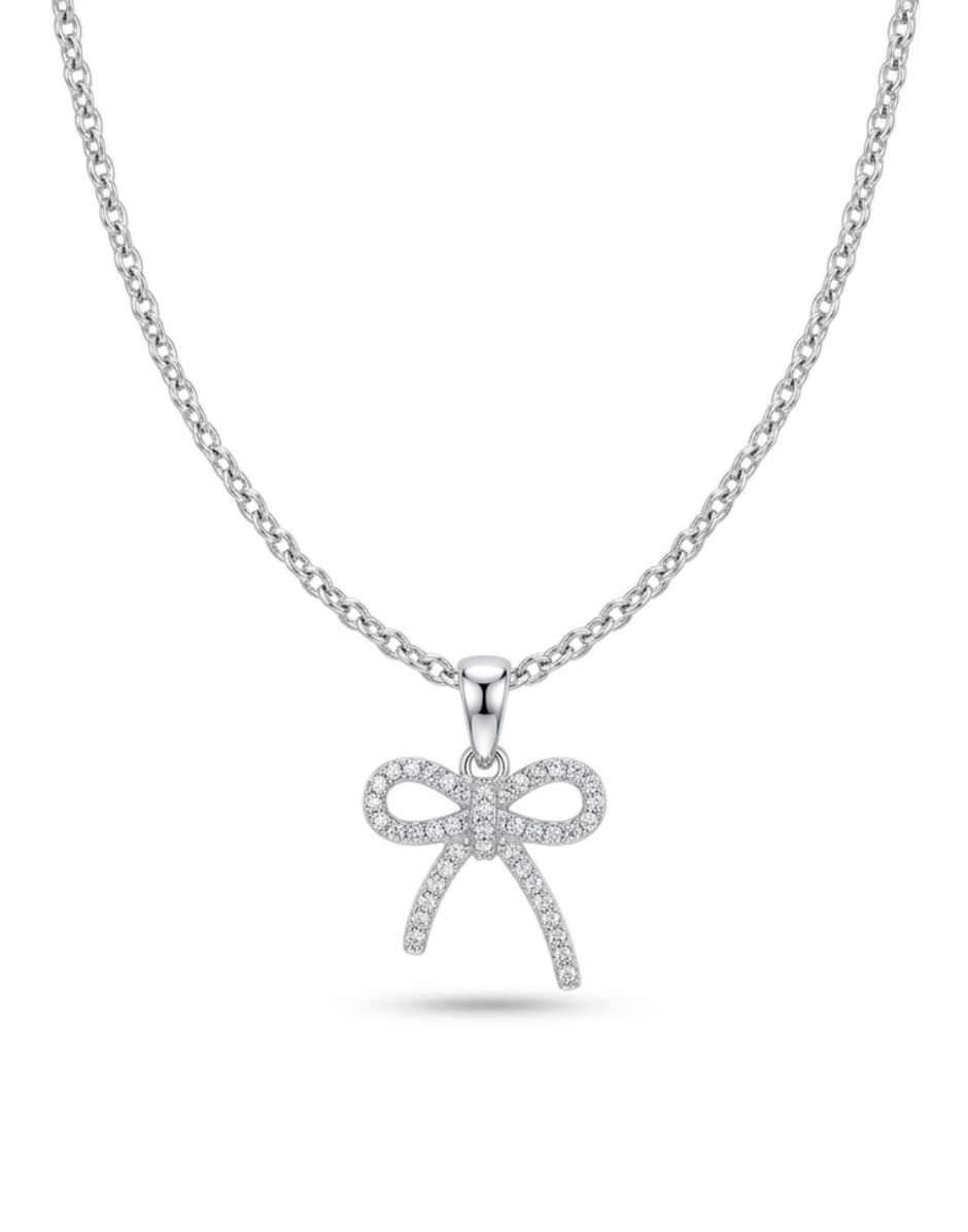 Twinkle Knot Bow Elegance Pendant