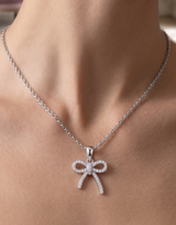 Twinkle Knot Bow Elegance Pendant
