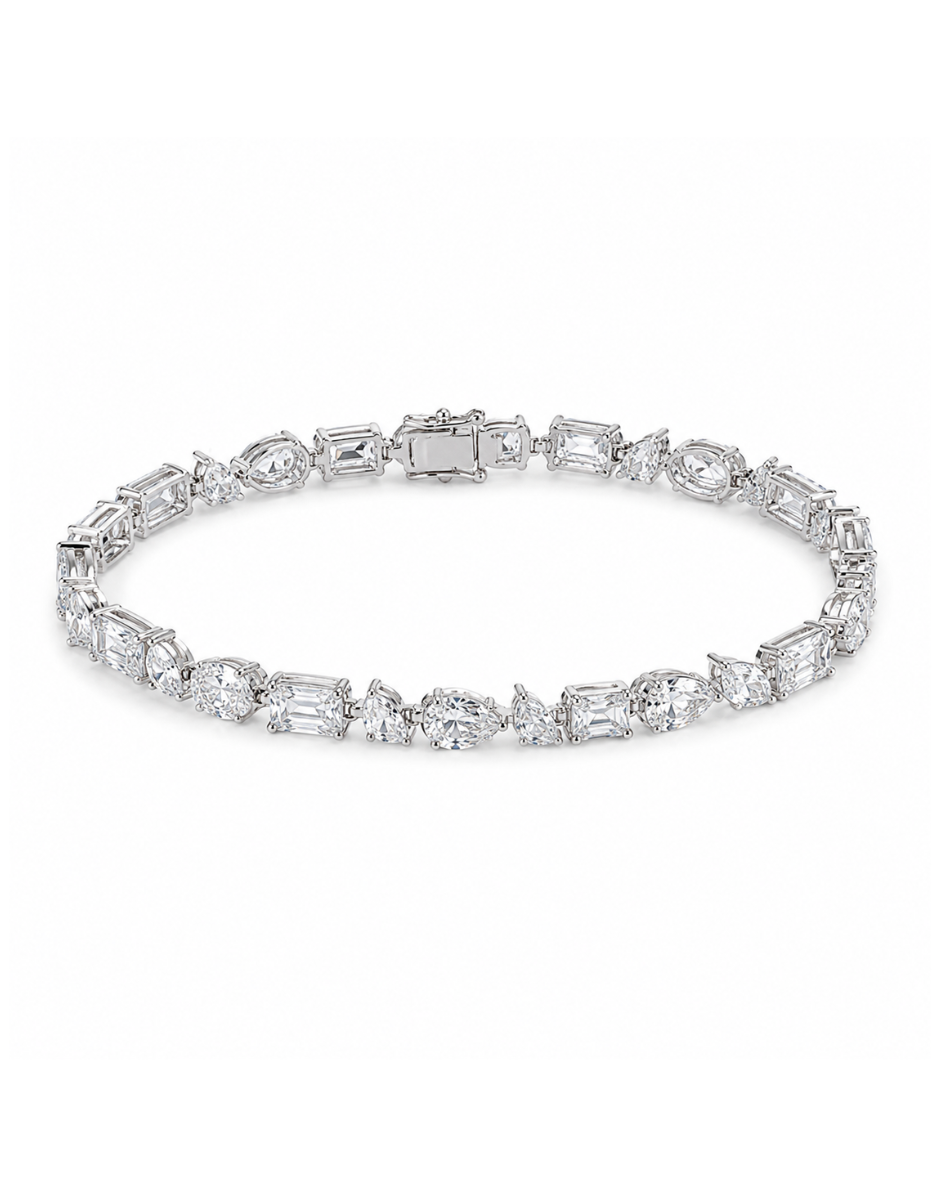 Frosted Royale Tennis Bracelet