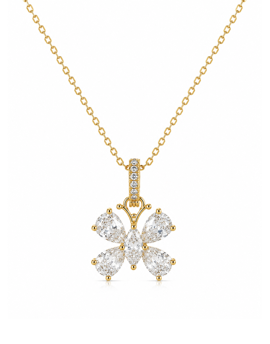 Starlight Wings Pendant with Chain