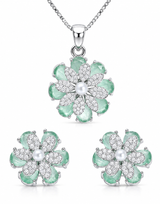 Blossom Beauty Flower Pendant Set