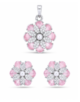 Blossom Beauty Flower Pendant Set