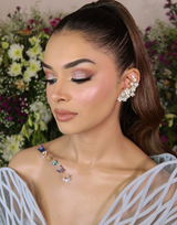 Fleurion Spark Arc Cuff Earrings